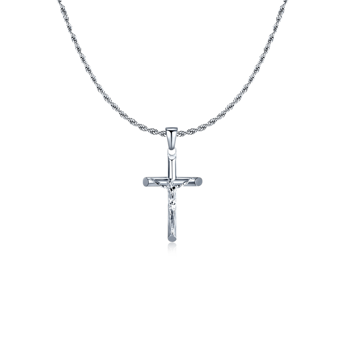 Collar Hombre Valeria Velora Cruz Jesucristo