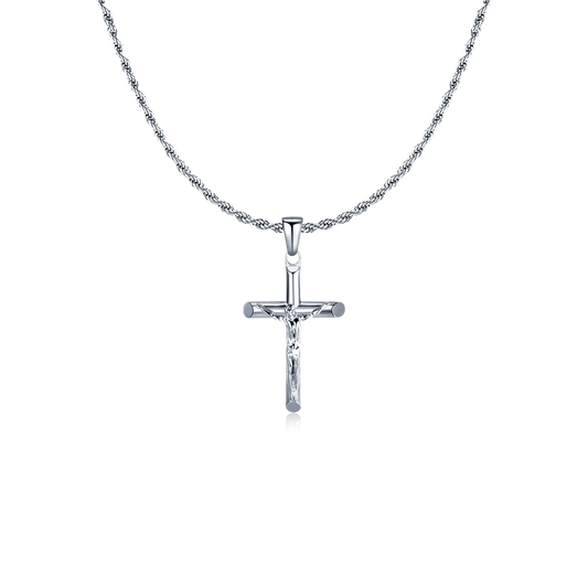 Collana da Uomo Valeria Velora Croce Gesù Cristo