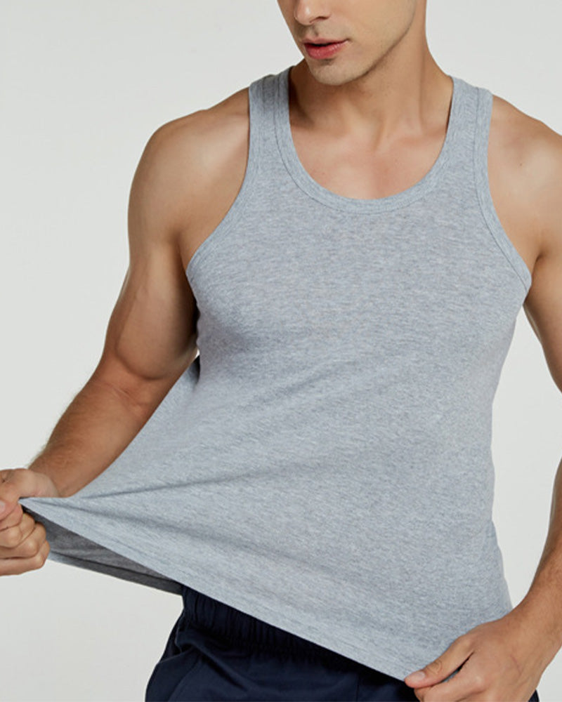Conjunto de camisetas sin mangas deportivas para hombre – transpirable, cómodo y versátil para entrenar