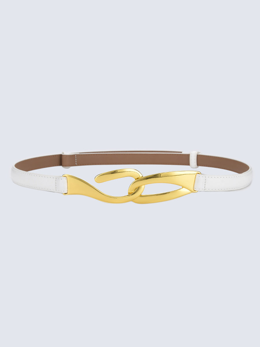 Cinturón ajustable con gancho para mujer de moda