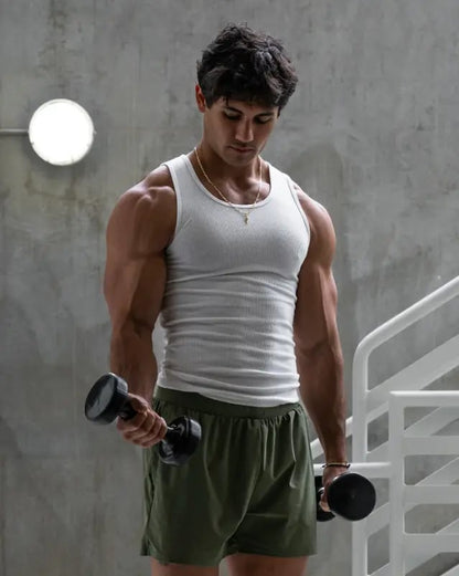 Conjunto de camisetas sin mangas deportivas para hombre – transpirable, cómodo y versátil para entrenar