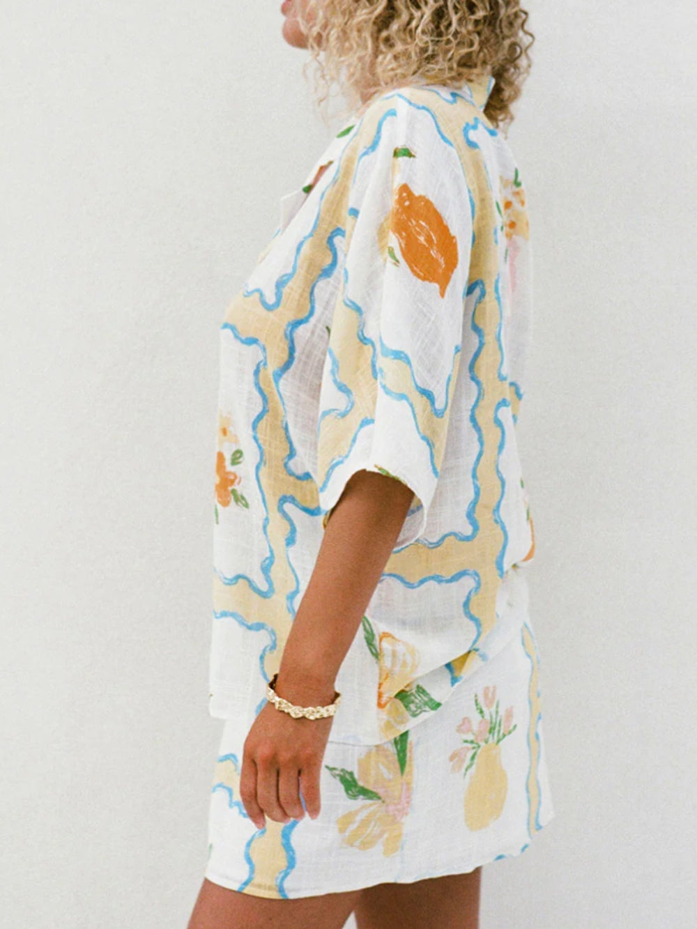 Conjunto Falda Estampado Irregular