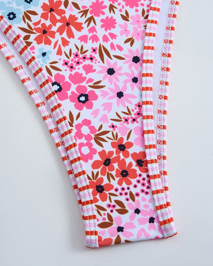 Bikini con estampado floral