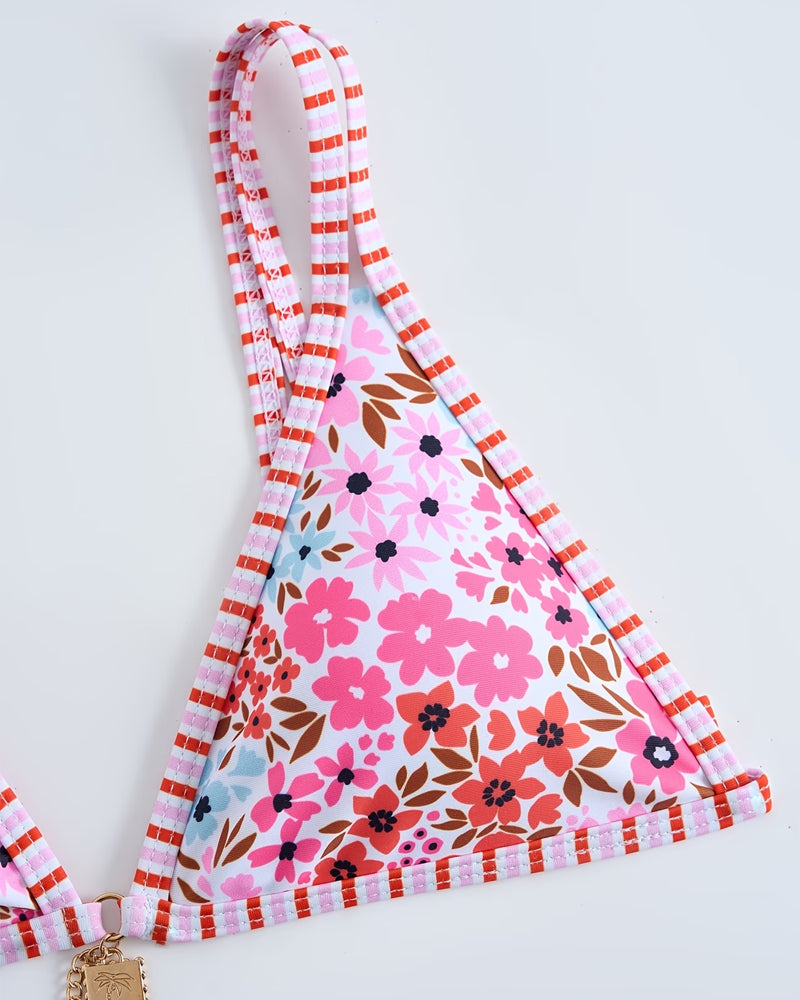 Bikini sexy con estampado floral
