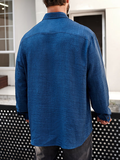 Iker™ Camisa casual de manga larga — Estilo diario sin esfuerzo