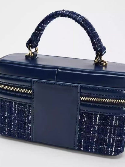 Bolso pequeño cuadrado cruzado de un solo hombro para mujer