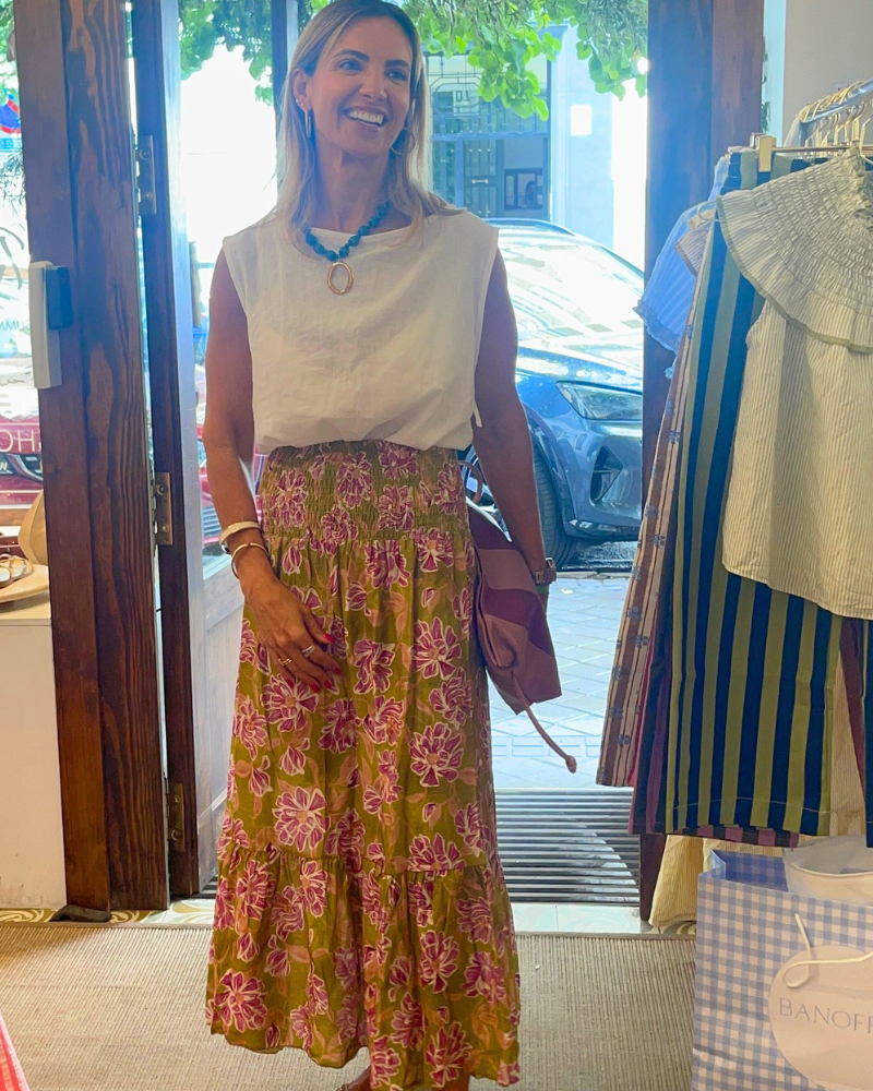 Violeta™ | Falda midi de corte fluido con elegancia sofisticada