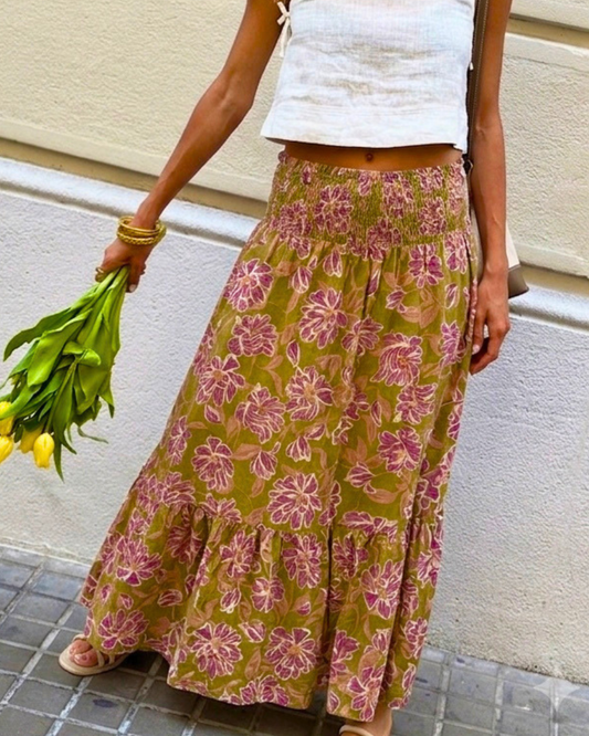 Violeta™ | Falda midi de corte fluido con elegancia sofisticada