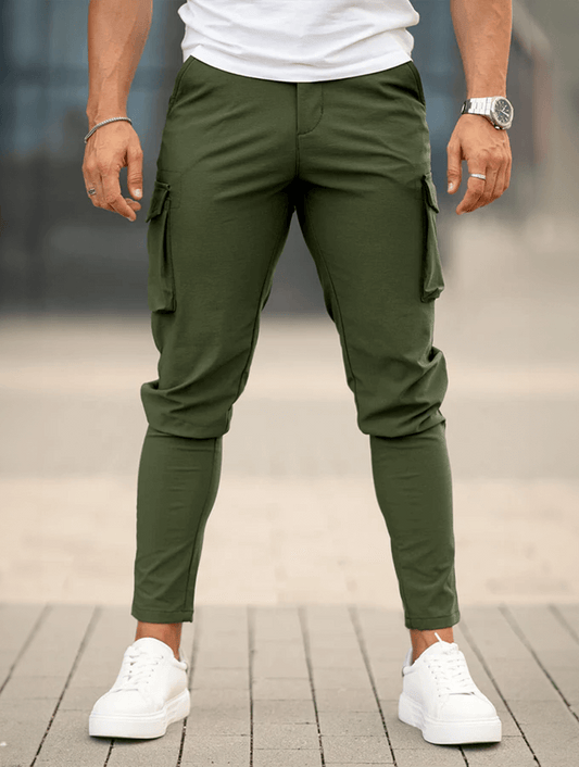 Franco Pantalones Cargo - Verde
