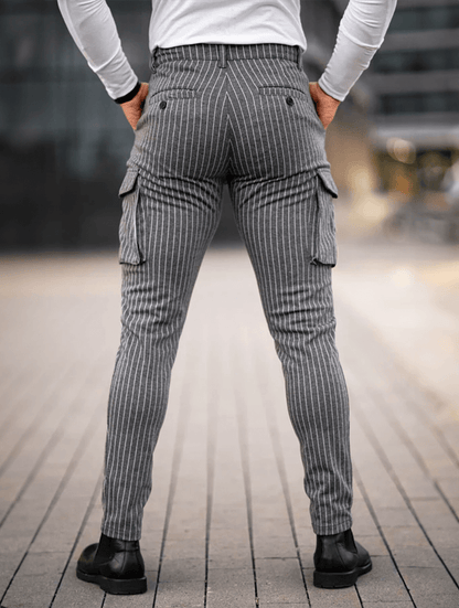 Vittorio Pantalones Slim Fit - Gris