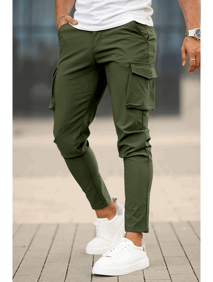Franco Pantalones Cargo - Verde