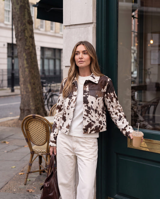 Chaqueta Rebecca — Estampado Vaca