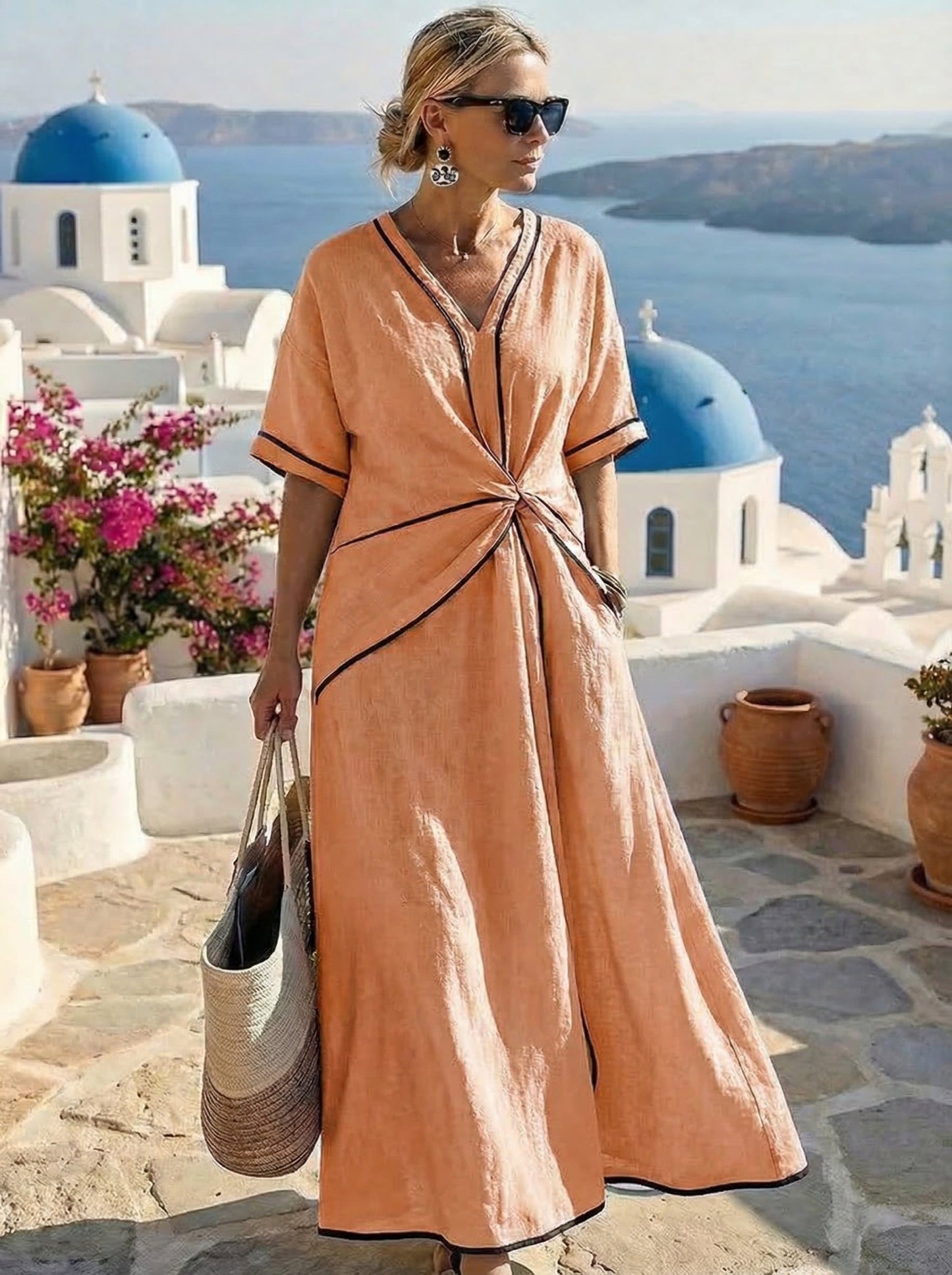 Paloma™ Vestido maxi elegante y sofisticado