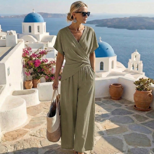 Ana™ | Conjunto de top cruzado para el verano