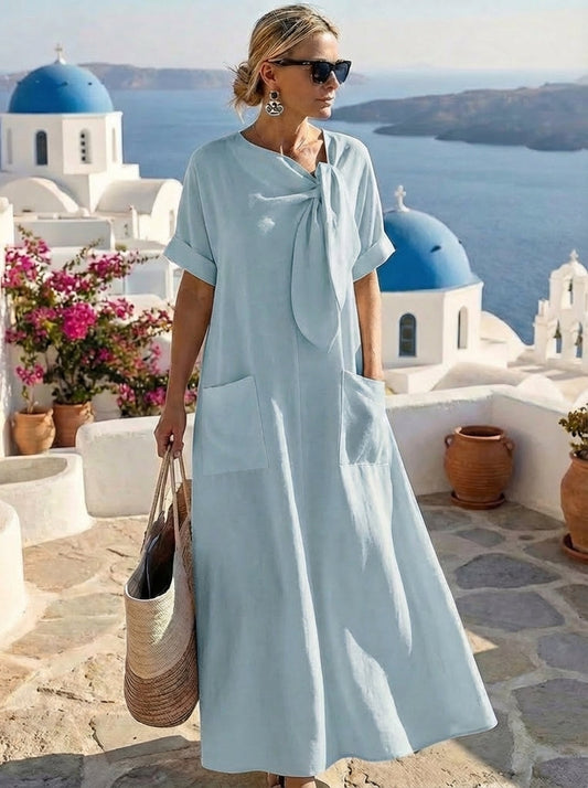 Flor™ | Vestido Elegante con Bolsillos — Estilo Sofisticado y Funcional