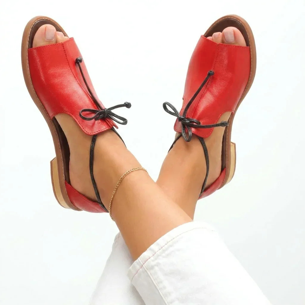 Sandalias Valeria con Cordones