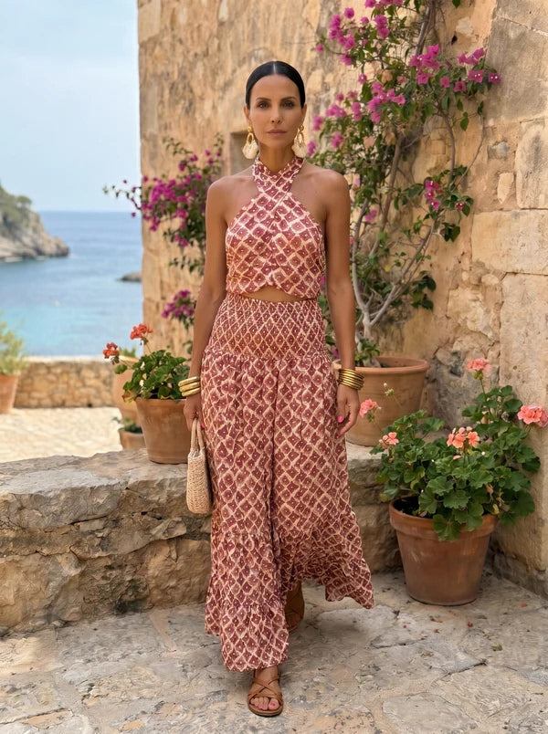 Velora | Conjunto Elegante con Diseño de Hombros Descubiertos