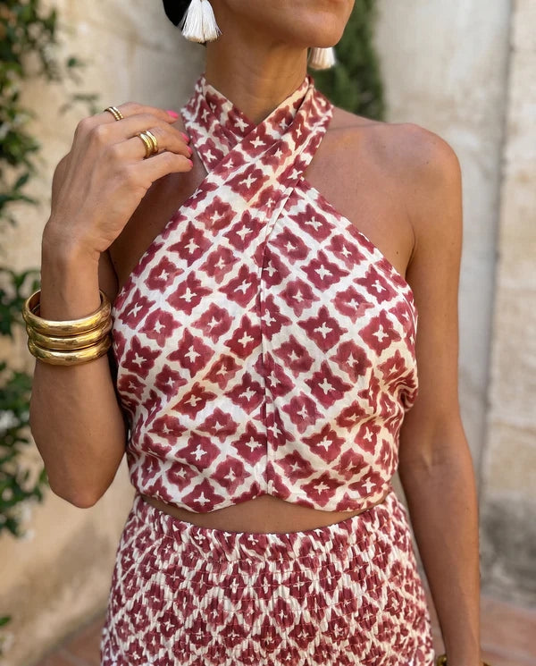 Velora | Conjunto Elegante con Diseño de Hombros Descubiertos