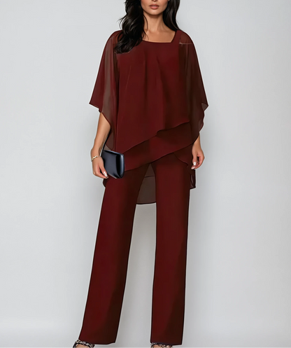Mariella™ | Conjunto de Dos Piezas con Capas: Elegancia y Versatilidad