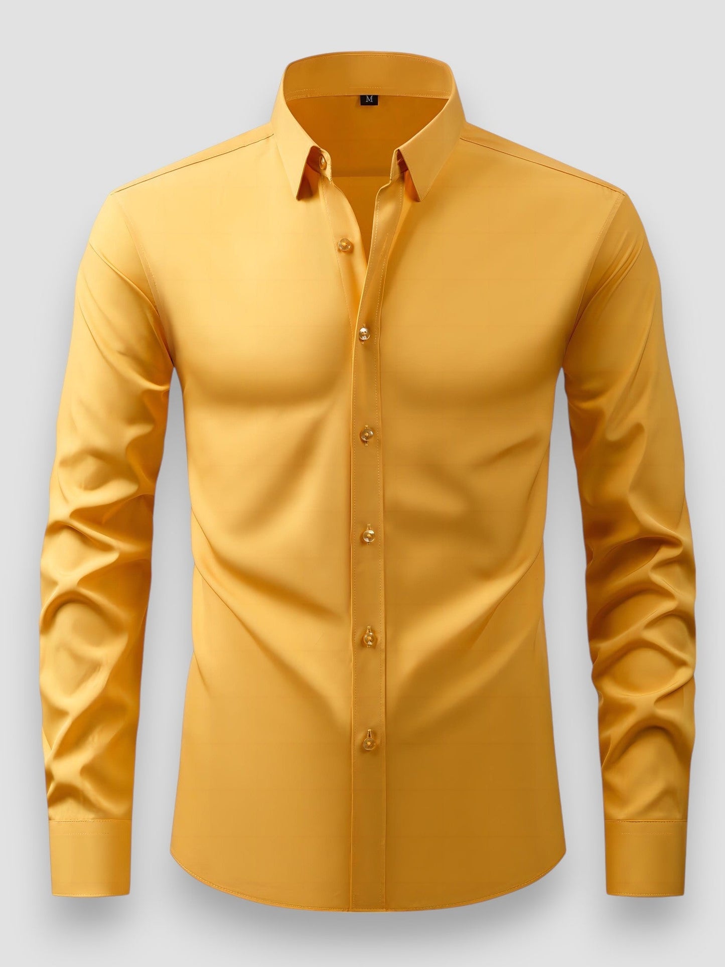Lucas™ Camisa de manga larga de corte entallado a medida