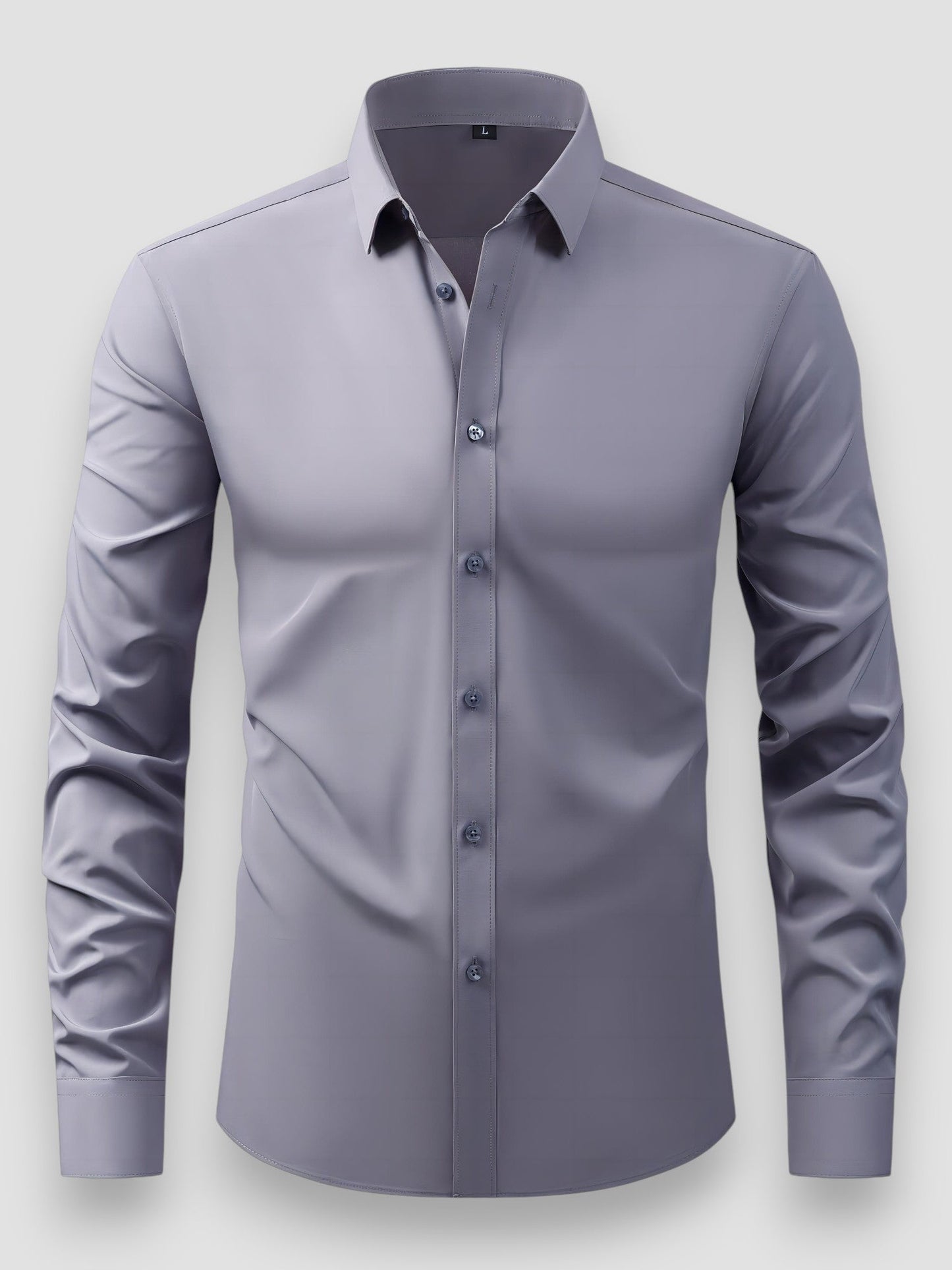 Lucas™ Camisa de manga larga de corte entallado a medida