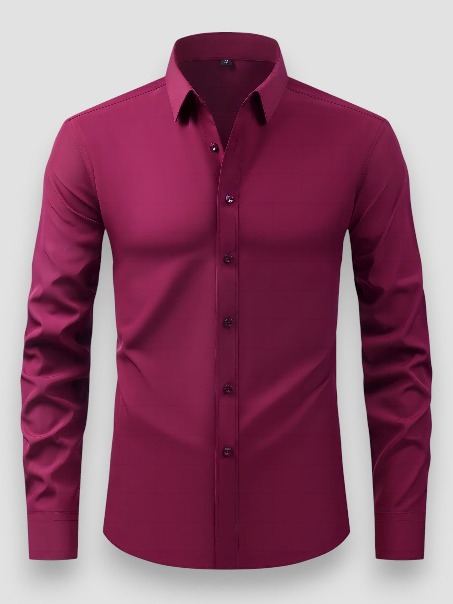 Lucas™ Camisa de manga larga de corte entallado a medida