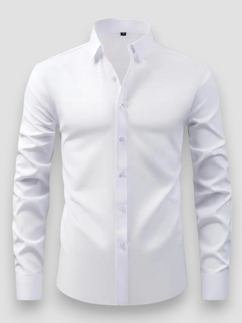 Lucas™ Camisa de manga larga de corte entallado a medida