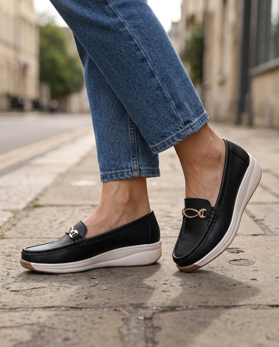 Mocasín Ornella — Comodidad con estribo