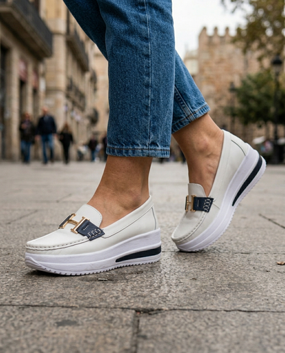 Mocasín Gaia — Plataforma con estribo