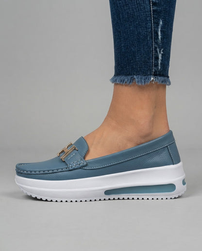 Mocasín Gaia — Plataforma con estribo