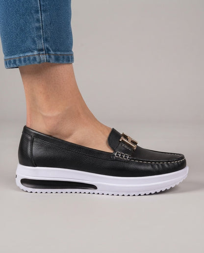 Mocasín Gaia — Plataforma con estribo