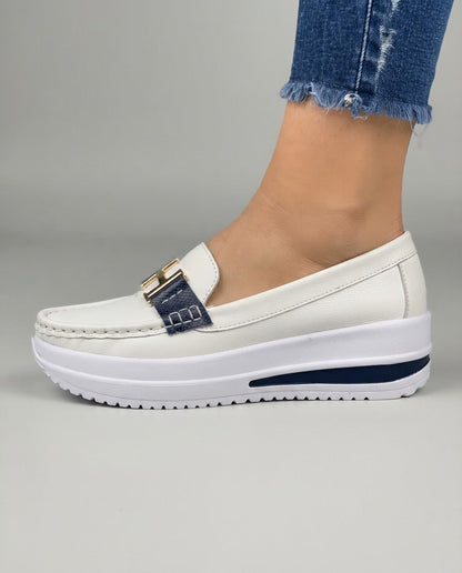 Mocasín Gaia — Plataforma con estribo