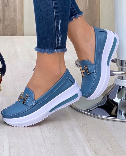 Mocasín Gaia — Plataforma con estribo