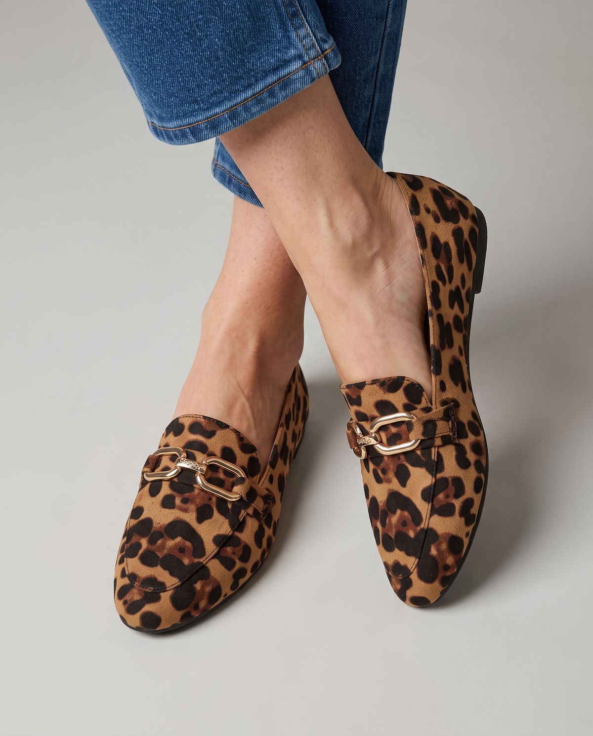 Mocasín Chiara — Leopardo Ante