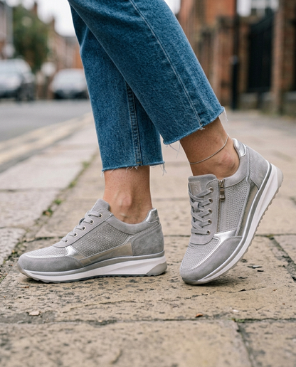 Zapatillas Cómodas con Cremallera Lateral