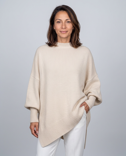 Jersey oversize con aberturas laterales