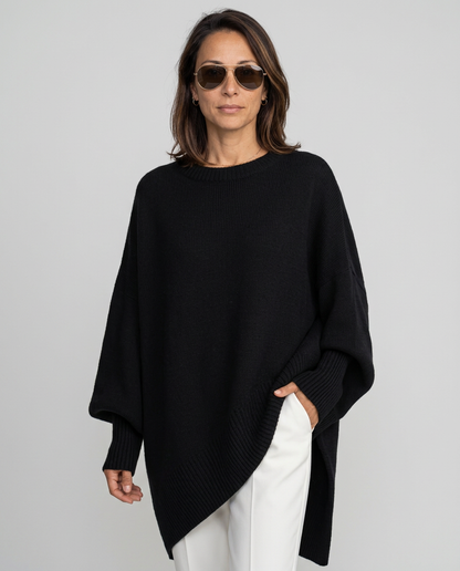 Jersey oversize con aberturas laterales