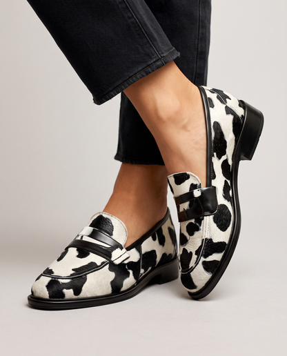 Mocasín Nives — Vaca con Mascarilla Penny