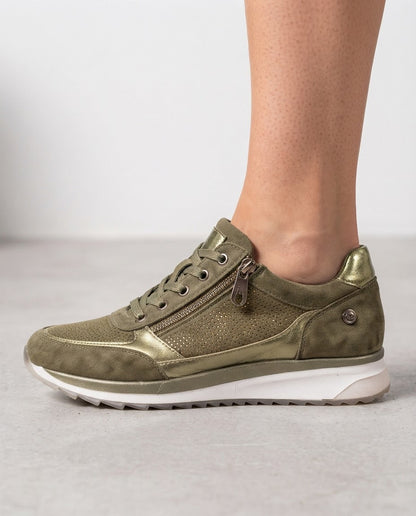 Zapatillas Cómodas con Cremallera Lateral