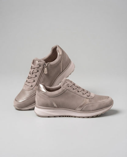 Zapatillas Cómodas con Cremallera Lateral
