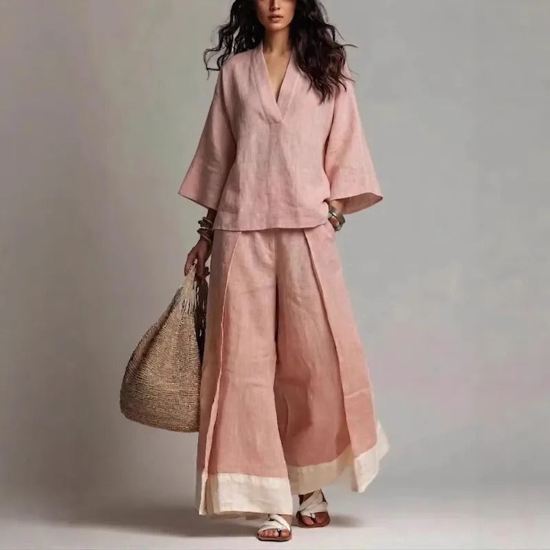 Annabella Conjunto Con Pantalón Ancho