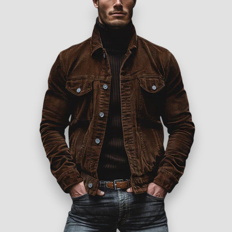 Manuel™ Chaqueta de pana retro – Estilo vintage atemporal