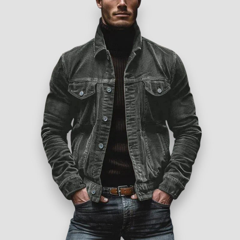 Manuel™ Chaqueta de pana retro – Estilo vintage atemporal