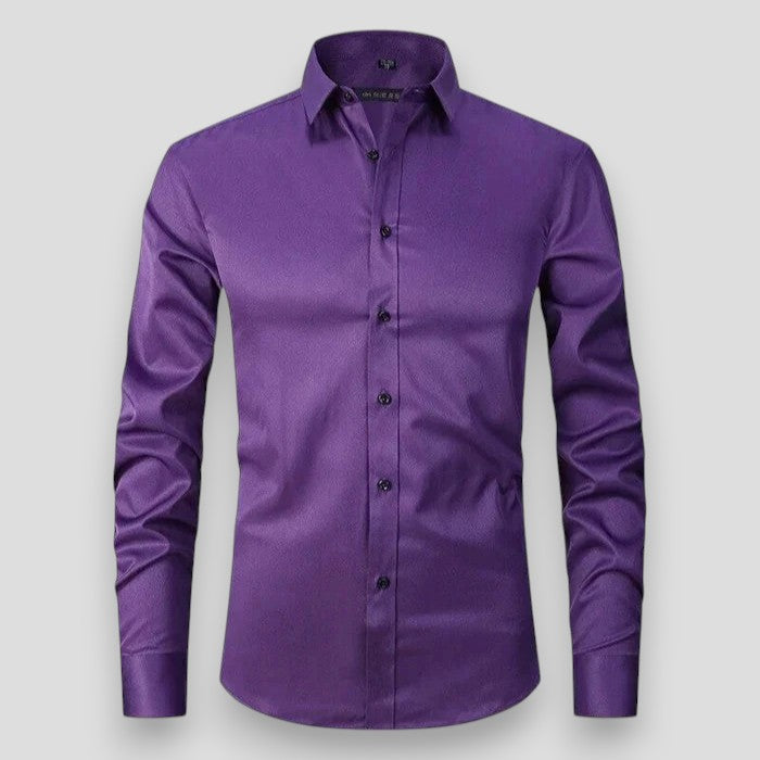 Camisa Adam™ Elástica — Comodidad durante todo el día con elasticidad flexible