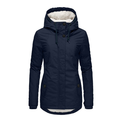 Parka Livigno — Acolchada con Interior de Sherpa y Capucha