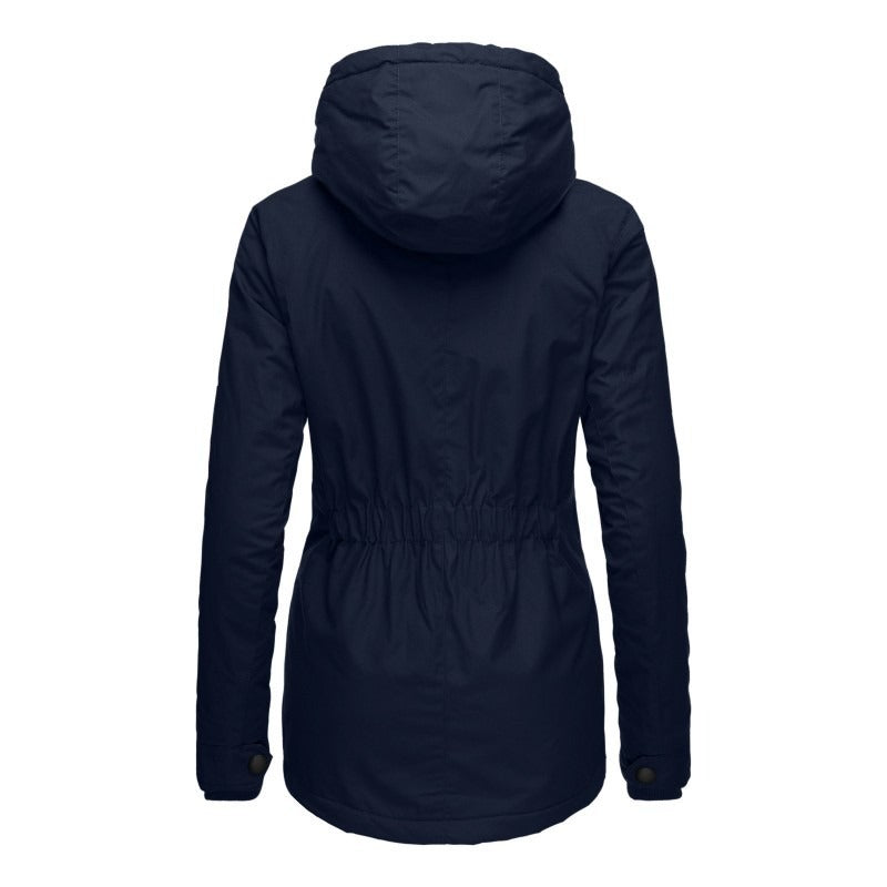 Parka Livigno — Acolchada con Interior de Sherpa y Capucha