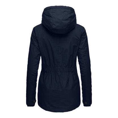 Parka Livigno — Acolchada con Interior de Sherpa y Capucha