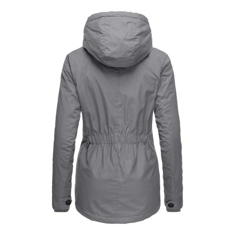 Parka Livigno — Acolchada con Interior de Sherpa y Capucha