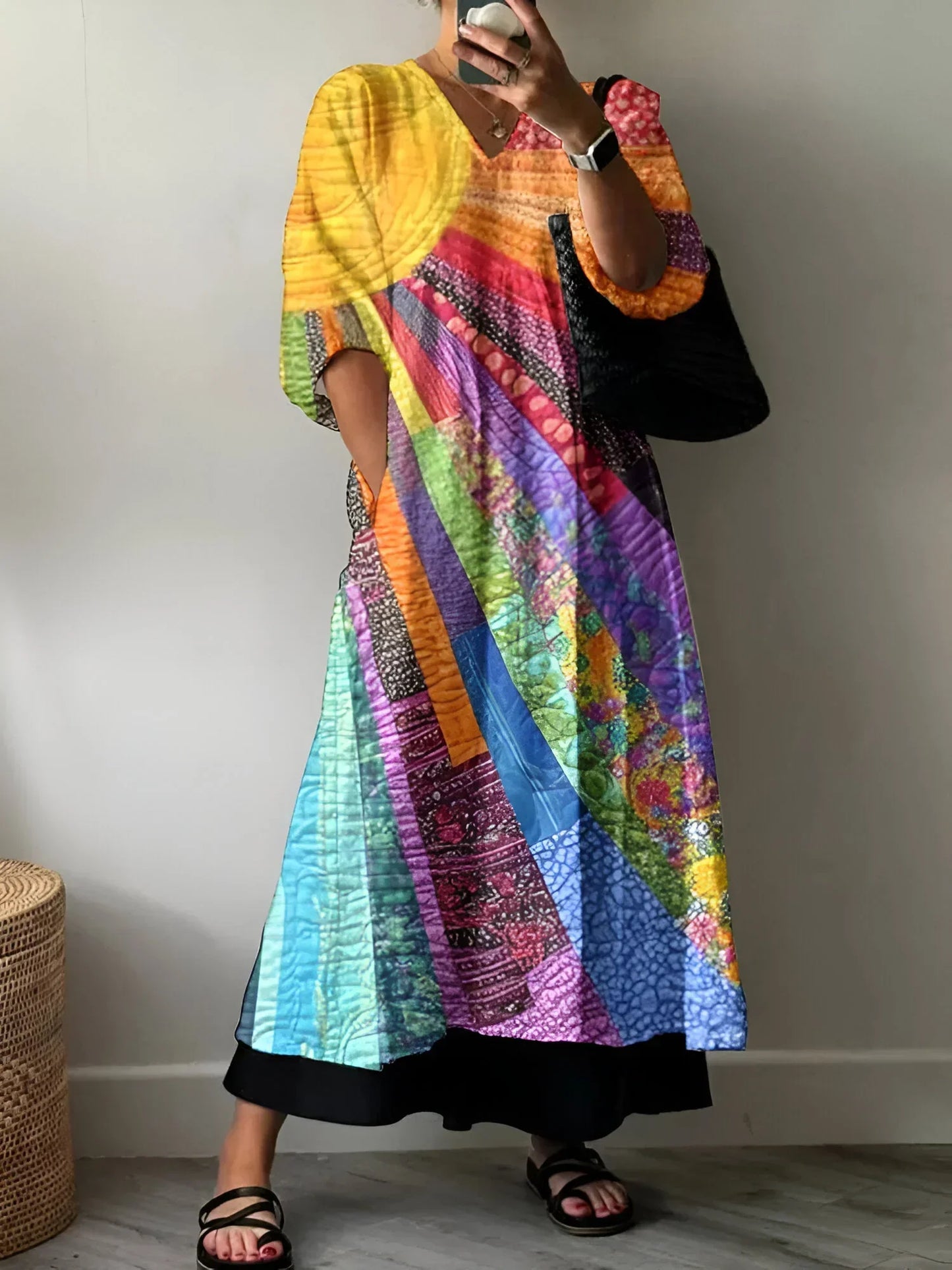 Diede™ | Cheerful Colorful Dress