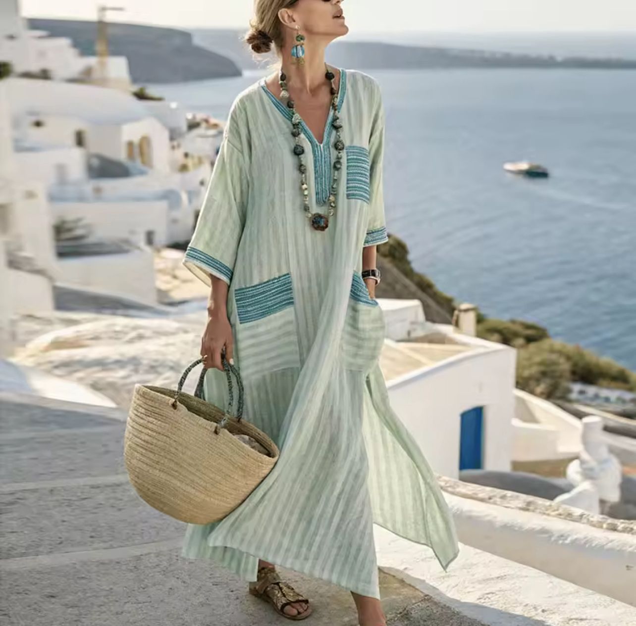 Mary™ | Vestido Largo de Playa Elegante y Sofisticado
